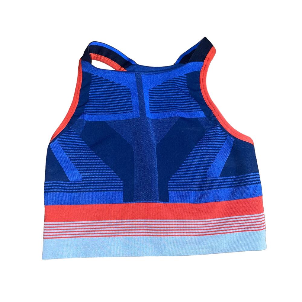 LNDR Activewear Athletic Gorp Pullover Racerback Sports bra XS/S Red Blue